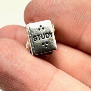 Pandora Study Stack of Books Charm 925 ALE Sterling Silver